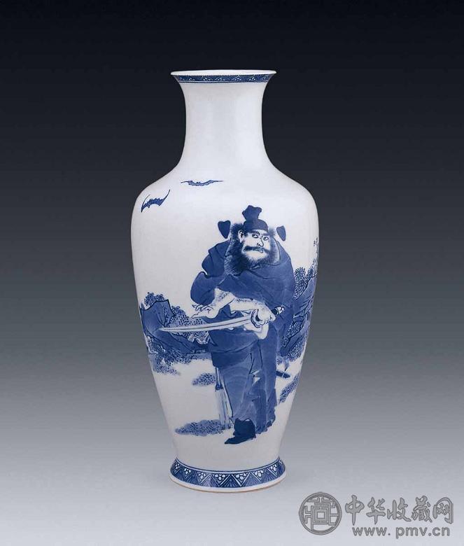 60年代 青花福在眼前瓶