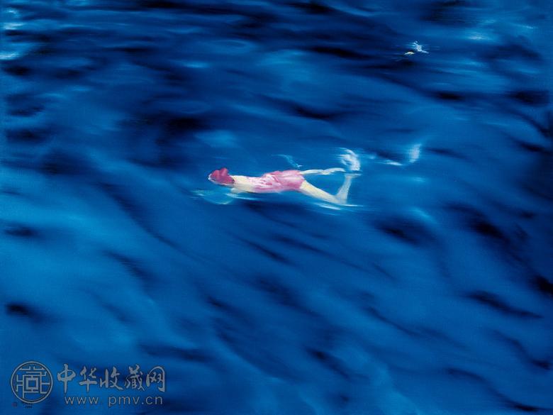 何汶玦 2006年作 水系列 布面油画
