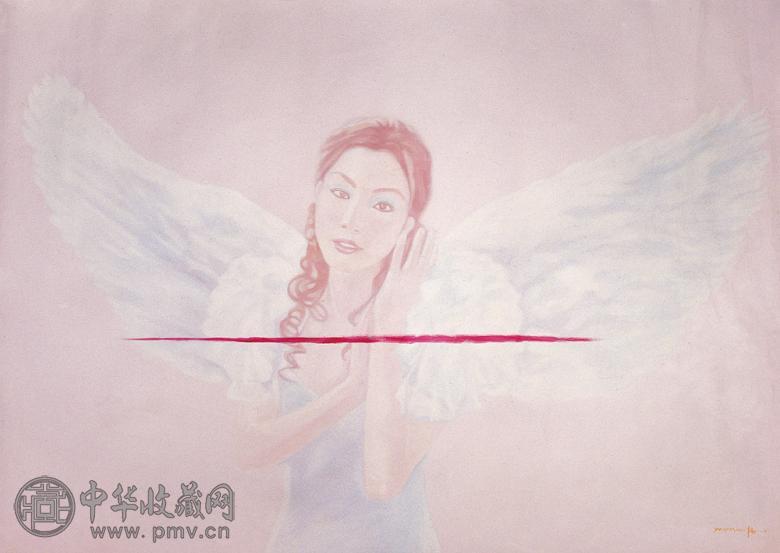 杨冕 2005年作 美丽的标准No.1 布面油画