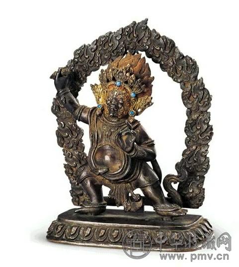 明 铜制大卫德金刚佛