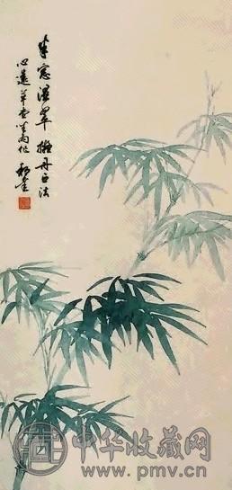 徐邦达 竹 立轴 设色纸本