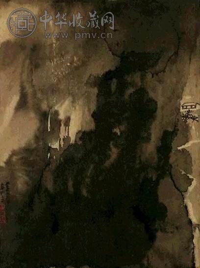 张大千 1965年作 空山老屋