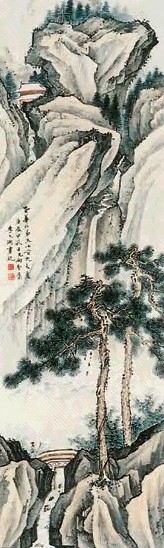 李文渊 山水 立轴 纸本