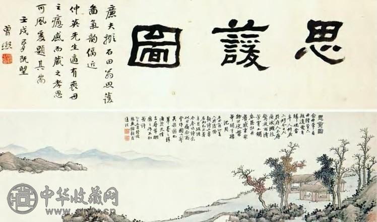 陆恢 近现代 思蘐图 卷