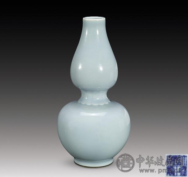 清 天青釉小葫芦瓶