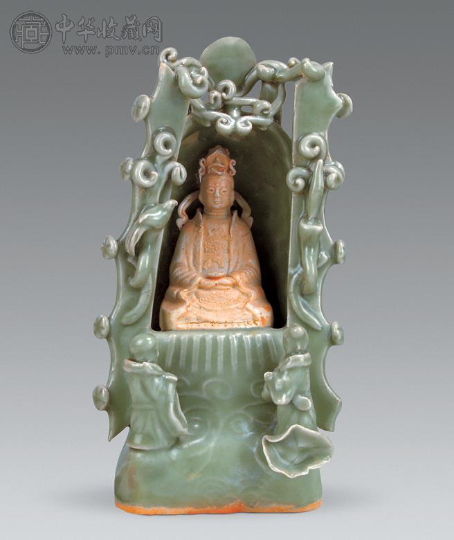 明 龙泉窑观音像