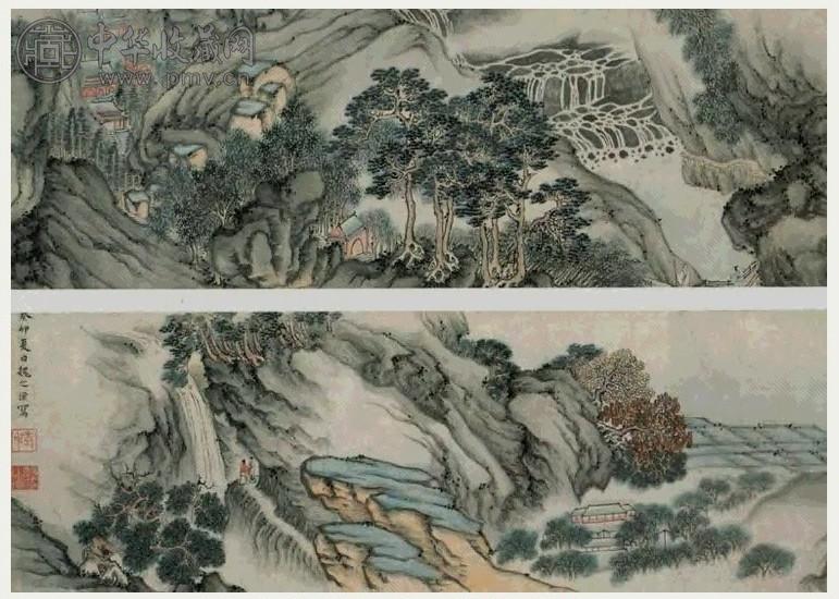 明 魏之璜 千壑竞秀 卷