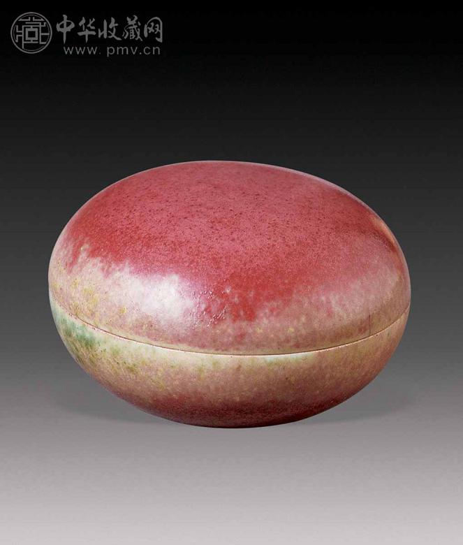 民国 豇豆红印盒