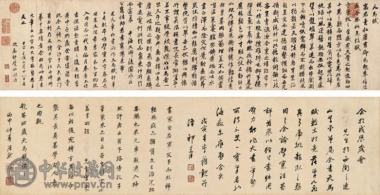 董其昌 1622年作 天马赋 手卷 水墨纸本