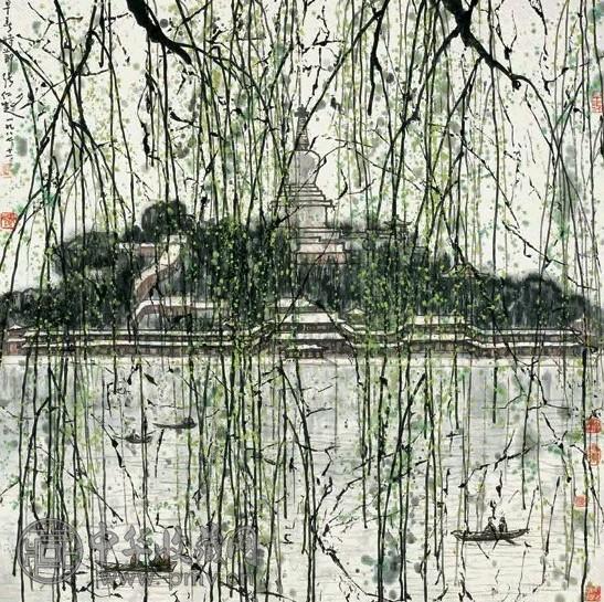 张仁芝 1987年作 早春时节 镜心 设色纸本