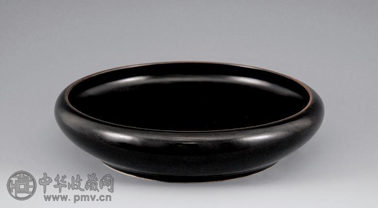 清 黑釉笔洗