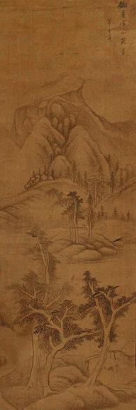 董其昌(款) 山水 立轴