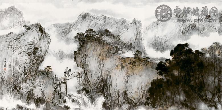 杨善深 古道西风 镜心 设色纸本