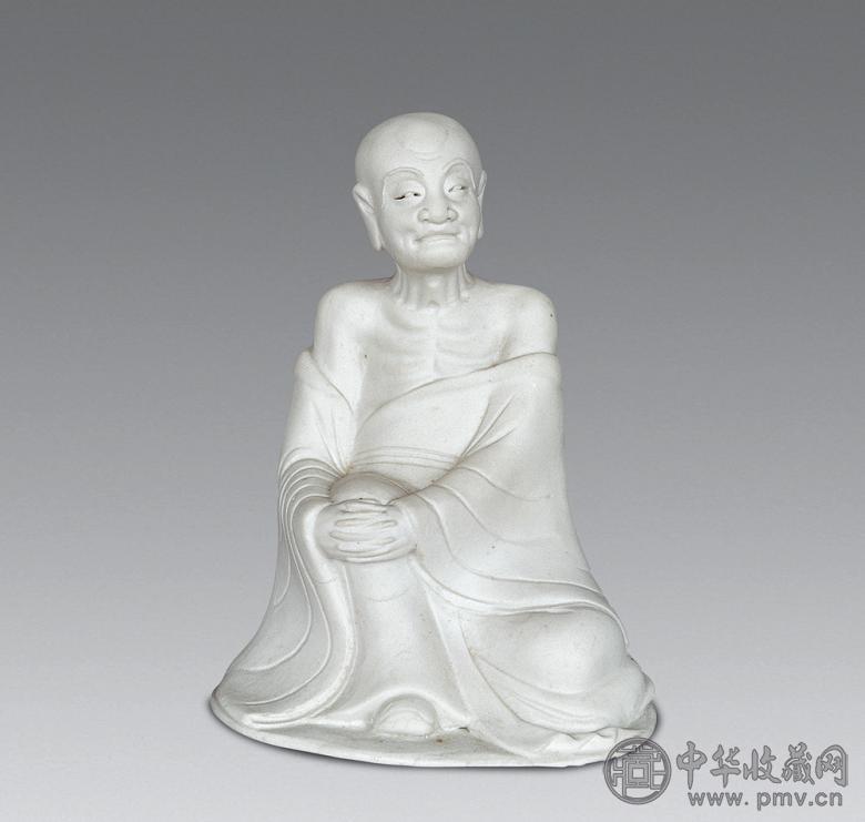 清晚期 素瓷罗汉像
