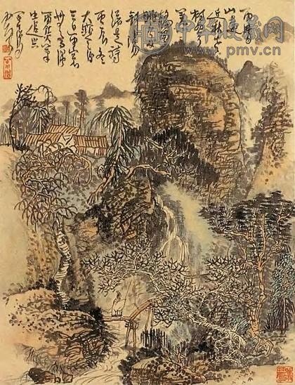 当代 黄秋园 斜阳总是诗 轴