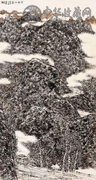 赵卫 2003年作 京西山道 镜心 设色纸本