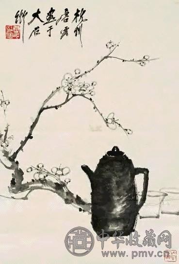 唐云 梅花 立轴 水墨纸本
