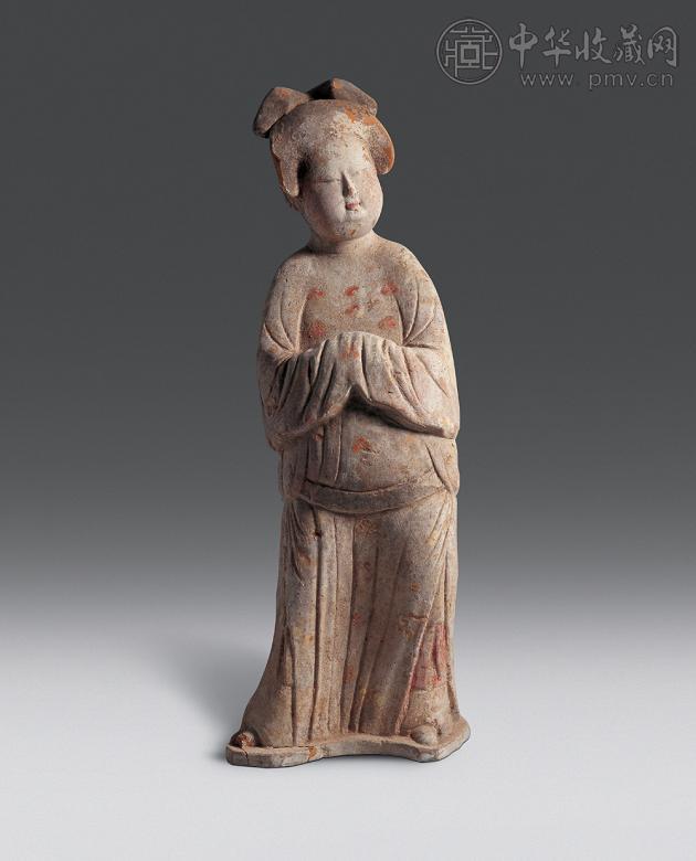 唐 彩绘仕女陶俑
