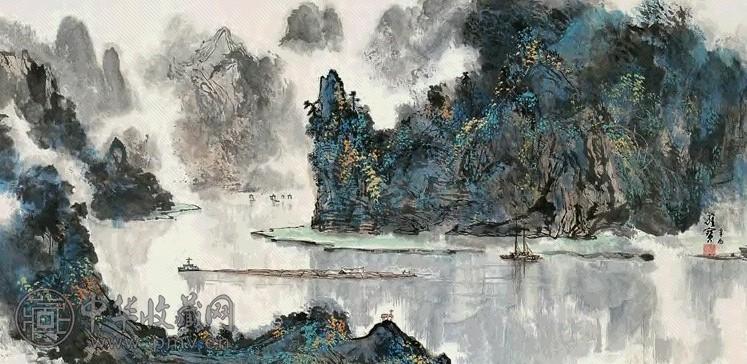 王维宝 1981年作 山水 镜心 设色纸本