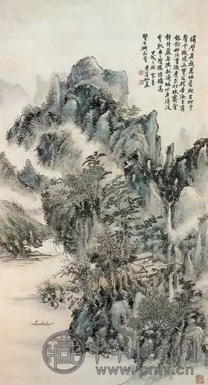 黄宾虹 绣壁万仞 轴