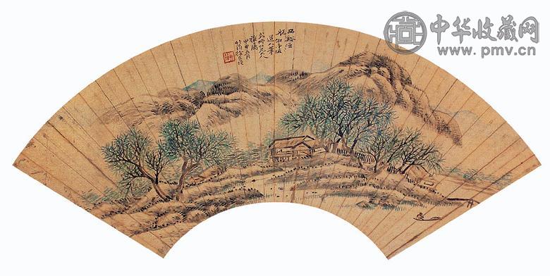 徐承增 山水 扇面