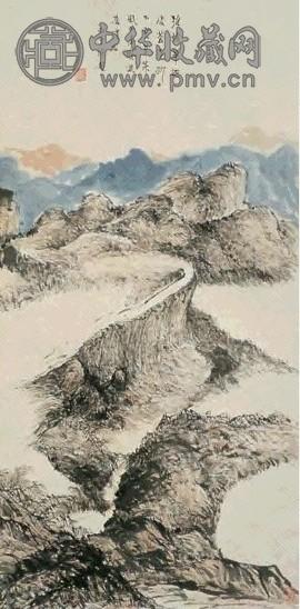 罗叔重 山水 镜心 纸本