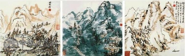 黄宾虹 山水 册页 纸本