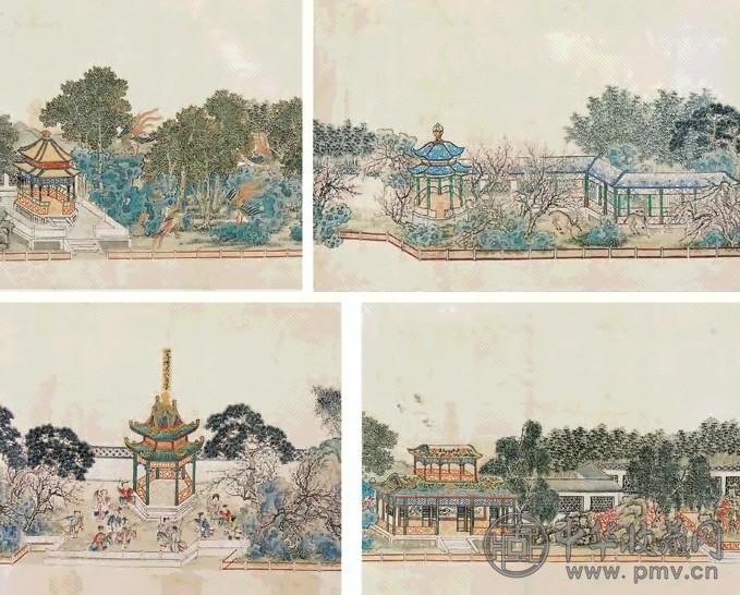 闹春图 镜心 绢本