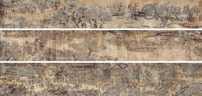 二十世纪 织锦“清明上河图”挂毯