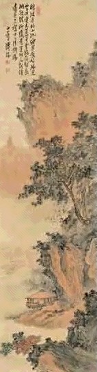 溥儒 设色山水 立轴