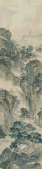 沈周 山水 立轴 纸本