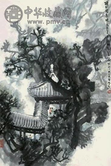 贾又福 颐和园春晓 镜心 设色纸本