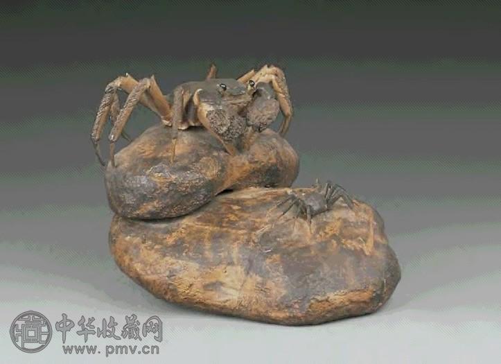 紫砂陶塑螃蟹
