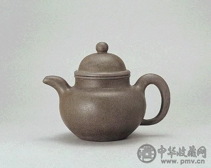 民国 陈寿珍制紫砂掇球壶