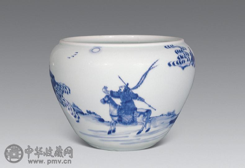 清康熙青花人物洗收藏资讯|艺术家|书画家|书画名人|书法家-中华收藏网