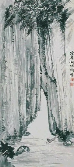 胡佩衡 山水 立轴 水墨纸本