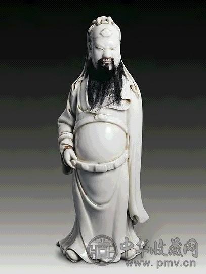 清 德化窑关公像