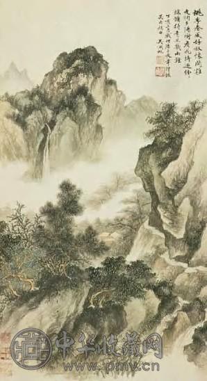 吴湖帆 近代 山水 轴