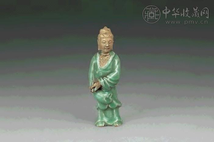 明 龙泉瓷塑观音