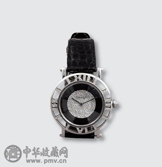 瑞士 MAUSSAIEFF 18K白金壳二针石英手表