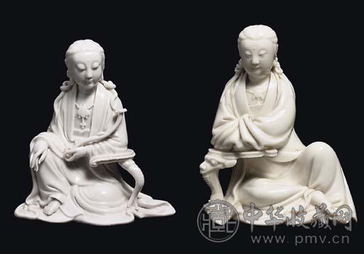 十九/二十世纪德化窑观音(1对)