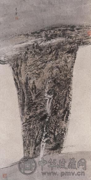 常进 松泉图 镜心 设色纸本