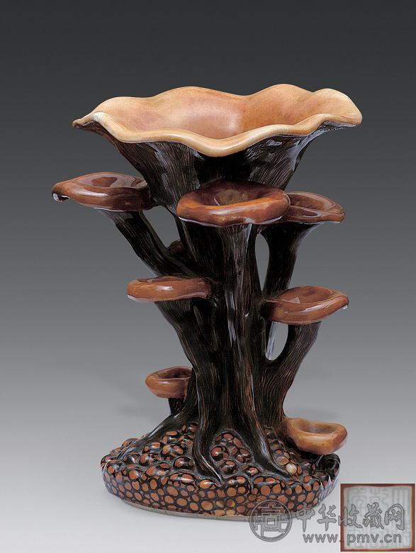 清代 窑变釉仿生瓷