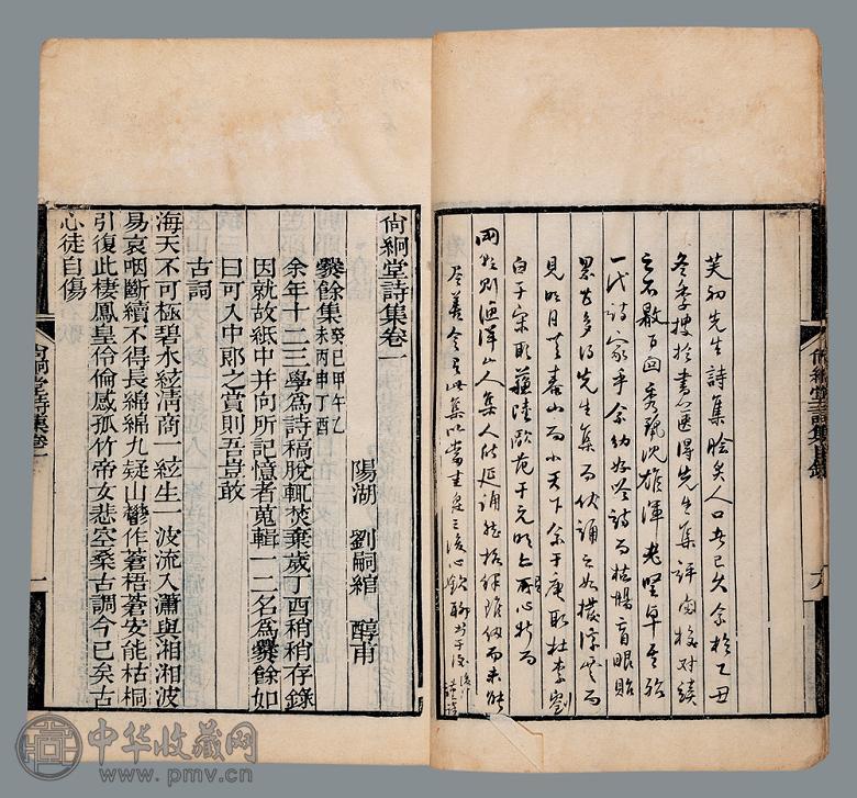 尚絅堂诗集八卷词二卷 清 刘嗣绾撰