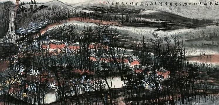 曾宓 1994年作 山水 镜心 设色纸本