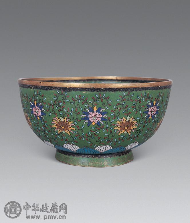 清 景泰蓝龙纹大碗