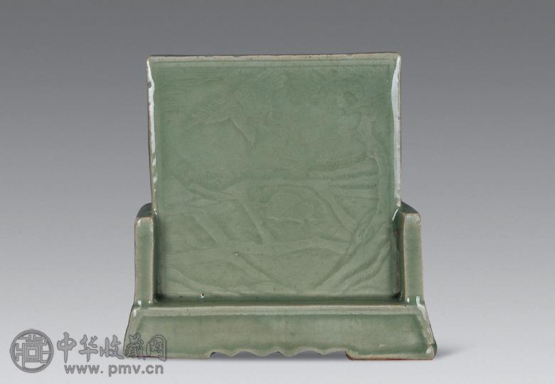 明中期 龙泉松鹰小砚屏