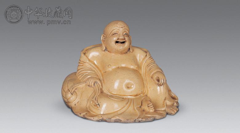 明末清初 白陶弥勒像