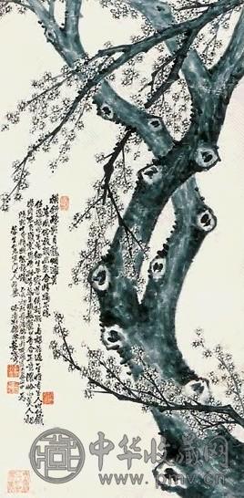 彭玉麟 梅花 立轴 纸本