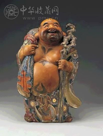 日本彩布袋和尚